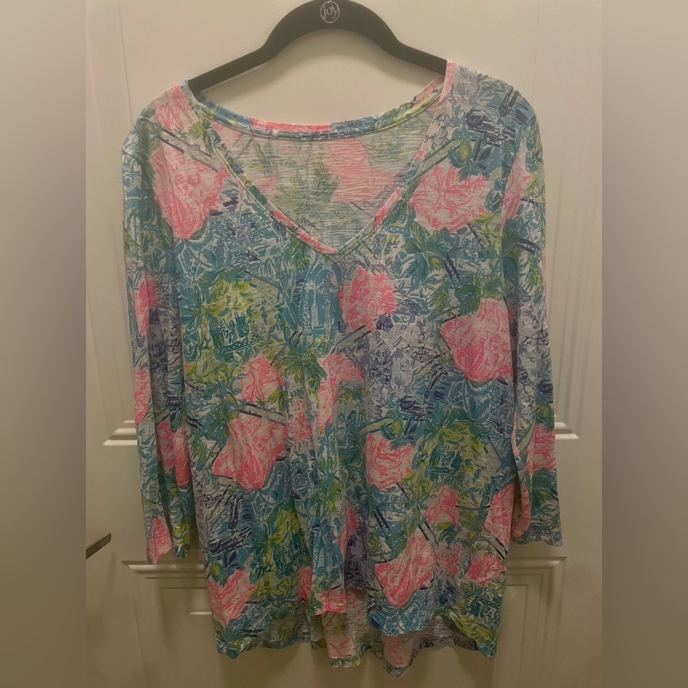 Lilly Pulitzer long sleeved printed t-shirt